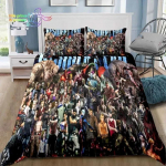 3D-prindiga R-Resident Evil M&auml;ngud M&auml;nguri Voodipesukomplekt &Uuml;he-, Twin-, T&auml;is-, Queen-, King-suuruses Voodikomplekt T&auml;iskasvanud Poiste Magamistuba EU Single(135*200cm)3pcs