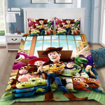 3D prinditud Toy Story Buzz Lightyear voodipesukomplekt T&uuml;drukud T&auml;iskasvanud &Uuml;heinimese Twin Queen Suurus Tekikott Padjap&uuml;&uuml;r Voodipesu AU Single(140*210cm)3pcs