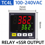 Universaalne sisend 110VAC 220V V&auml;ljund Digitaalne PID Termostaat Kahe temperatuuri kontroller SSR Relee Regulaator