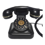 Retro Juhtmega Telefon K&uuml;laliste Raamat Lihtne Kasutada Pulma Telefon K&uuml;laliste Raamat Klassikalises Stiilis Telefoni Dekoratsioon must