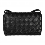 Bottega Veneta Klassikaline kootud nahast &otilde;lakott Naiste kotid Must 609412VCPP58648 Basic Set (Bag+Dust Bag)