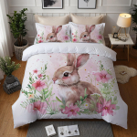 J&auml;nese 3D-tr&uuml;kiga kolmeosaline kodutekstiil voodipesu tekikate padjap&uuml;&uuml;r 135 * 200cm 50 * 80cm * 1 two-piece set