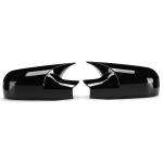 Renault Megane 2 MK2 2002 2003-2009 jaoks ABS Auto tahavaatek&uuml;ljepeegli kate Tiivakate V&auml;lisuksede korpuse viimistlus Liimikleebis Gloss Black