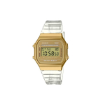 CASIO Meeste VINTAGE Seeria 36,3 mm Kollane Kell A168XESG-9A A168XESG-9A Gold Watch Dial