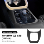 For BMW X3 G45 2025+ Auto Pad Fit Car Central Control Panel Silicone Storage Box upgrade Accessories Gear Shift Panel Styling for G45