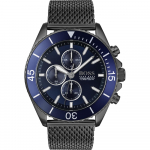 BOSS Ocean Edition Sinine sihver Antratsiithall metall Meeste kvartsikell 1513702 sinine