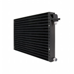 Universaalne alumiiniumist kondensaatori radiaator kliimaseadmele 14 x 23 x 44mm raskeveokitele, kergetele veoautodele, ehitusmasinatele