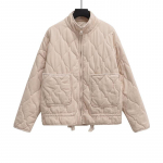 Naiste Jakk Talvine Vintage Lahtine Taskutega Puuvillapolsterdatud Mantel Mood S&uuml;gis Parkad Naiste &Uuml;ler&otilde;ivad Streetwear Vabaaja Topid S