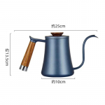 600ml Kohvikann Roostevaba Teras Pika Tila &Otilde;hukese Tila Tilgutuskohvi Ekstraktor Espresso Tee Piimakann Kohvitarvikud