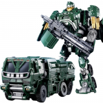 Lahe 19CM Transformeeruv Filmim&auml;nguasi Robotauto Anime Tegevuskujud S&otilde;jaline Veoauto Lennukimudel Klassikaline Poisskingitus 88502