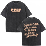 R&auml;ppar Karan Aujla Tuuri Graafikaga Vintage Pesu T-s&auml;rgid Unisex Naiste Mood Hiphop T-s&auml;rgid Vabaaja Puuvillased Gooti Punk T-s&auml;rgid L