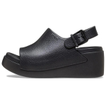 Crocs Kastanipruun Pilv Mugavad Lihtsad K&otilde;rge Kontsaga &Uuml;he Rihmaga Sandaalid 8Cm Naiste sandaalid must 213012-001 34-35