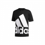 Adidas Suure Logoga Tr&uuml;kitud L&uuml;hikeste Varrukatega T-s&auml;rk Meeste Topid Must GK3325 S