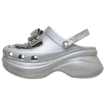 Crocs mugavad lihtsad augud kingad Vaal Naiste jalatsid H&otilde;bedane 214117-040 37-38 gray
