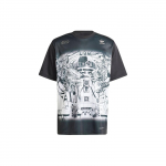 Adidas Originals X Star Wars &Uuml;hiselt Br&auml;nditud SS24 Logo Tikitud &Uuml;mmarguse Kaelusega L&otilde;tv Vabaaja L&uuml;hikeste Varrukatega T-s&auml;rk Unisex Topid Must IV9469 XS