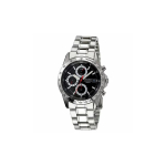 SEIKO 100 meetrit veekindel Kvarts Terasest rihm meeste k&auml;ekell must sihverplaat SND371P must
