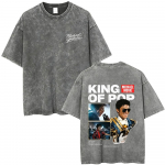 Pestud Vintage Michael Jacksoni Muusikaalbumi Kaanega Tr&uuml;kitud T-s&auml;rk Meestele Naistele Retro Gooti Rock T-s&auml;rgid Meeste &Uuml;le suurusega L&uuml;hikeste Varrukatega S