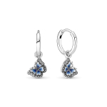 Pandora 925 H&otilde;be Sinine Liblikas R&otilde;ngask&otilde;rvar&otilde;ngad Naiste k&otilde;rvar&otilde;ngad 290778C01 Shopping Bag white