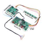 Komplekt IMac 2009 2010 2011 A1312 27-tollisele LM270WQ1-SDA1 SDA2 SDB1 LCD-ekraani juhtpaneelile DIY Monitori juhtimine DP EDP 30-pin roheline