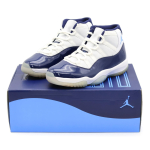 378037-123 Nike Air Jordan 11 Retro UNC Win Like 82 University Blue Navy (meeste omad) 10.5 gray