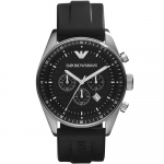 Emporio Armani AR0527 Kronograaf Meeste K&auml;ekell 43mm must