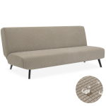 Veekindel žakardist futon-diivanvoodi kate Pikendatav k&auml;etugedeta diivanitooli kate &Uuml;lekate Kodu elutuba S gray