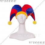 Tsirkuseklouni Cosplay R&otilde;ivad parukas Halloween Karneval Hirmutav Pommni Peom&uuml;ts Multikas T&auml;ielik Comic Con Unisex Komplekt Parukas Rekvisiit XS