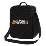 Lando Norris 4 l&otilde;unakotiga, reguleeritava &otilde;larihmaga, korduvkasutatav termiline Bento kott t&ouml;&ouml;ks, piknikuks, randa One Size