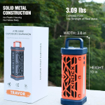 KROCK TRAVOR Veekindel, Magnetiline, V&auml;li-, Kaasaskantav Bluetooth-heli