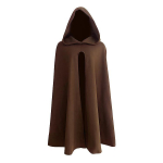 Kapiga r&uuml;&uuml; keskaegne renessansskeep meestele ja naistele Halloweeni cosplay kost&uuml;&uuml;m XXL pruun