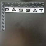 PASSAT Eeskirjad Embleem Auto Stiil &Uuml;mberehitus Keskmine Pagasiruum Logo M&auml;rgid Kleebised Krooml&auml;ikiv Must