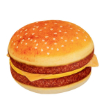 Naljakas 1 tk 40 cm kena simulatsiooniga pl&uuml;&uuml;sist toit leib r&ouml;stsai hamburger padi t&auml;idisega toidum&auml;nguasjad kodu diivan p&otilde;randapadi 40cm