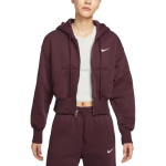 Nike NSW PHNX FLC CROP FZ HDY Jakk Naiste Veinipunane HV2427-652 XS burgundiapunane