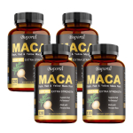 Buporai - 1500mg Peruu Must, Punane ja Kollane Maka Segu Ekstrakti Kapslid - Energia 120*4