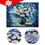 DIY Birds  &Otilde;li Daisy  Maaling Rhinestone'ist Teemanttikandid K&auml;sit&ouml;&ouml; Mosaiik Ristpiste 20X30