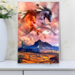 Teemantmosaiikide m&uuml;&uuml;k DIY Teemantmaaling Loom Teemanttikandid Maalilised pildid kividest 20X30CM