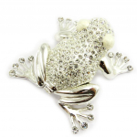Les Tr&eacute;sors De Lily [L6464] - Coffret &agrave; Bijoux 'Grenouille' blanc valge