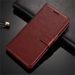 Nahast rahakoti&uuml;mbris Xiaomi Mi 9 9T 8 CC9 A1 A2 A3 Lite Redmi K20 8A 7A 6A S2 Note 8T 8 7 6 5 Pro jaoks Redmi Note 8T pruun