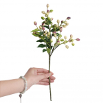 &Otilde;itsev kimp Kunstlik marjaleht oks Aia lilleseade lauaarvuti kodu DIY Decor lilla