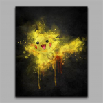 T&auml;ielik 5D Teemantmaaling Kuldne Pikachu Teemanttikandid T&auml;ielik Anime Ristpistekomplektid Kodukaunistus K&auml;sitsi valmistatud kingitus 20x30cm