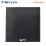Tronxy s&uuml;siniku r&auml;nikristallklaasist prindivoodi platvormi ehituspind 330 * 330 mm 3D-printeri keedualuse jaoks 220x220mm must