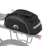 Veekindel jalgratta isolatsiooniga jahutuskott MTB jalgratta pagasiruumi kott Tagumine rack kott pagasihoid must