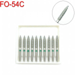 10 tk 1,6 mm hambaravi teemanthammaste puurid, hambaravi puurid kiirete k&auml;siinstrumentide hambaravimaterjalide jaoks FO-54C