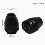 0,3&ndash;3,2 mm v&otilde;tmeta mitme puuri padrun Dremeli p&ouml;&ouml;rlevate t&ouml;&ouml;riistade jaoks Puuripadrunite adapteri muundur universaalne minipadrun short M8