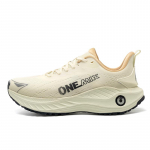 ONEMIX Energy Jooksujalatsid meestele Libisemiskindlad tossud Hingavast v&otilde;rgust v&auml;listingimustes pehmed jalatsid Spordijalatsid Shock Absorption K&otilde;ndimistossud 46 elevandiluuvalge