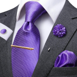 Hi-Tie meeste siidist lipsukomplekt prossn&otilde;elaga kaelaside Hanky ​​mansetin&ouml;&ouml;pide lipsuklamber &auml;ripulmadeks N-0416