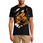 Meeste rebenenud T-s&auml;rk Angry Dog - Mad Face - Vintage Graphic s&auml;rk XS h&otilde;bedane liivav&auml;rv