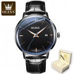 OLEVS 6609 koos kinkekarbikellaga &ouml;&ouml;valgus, veekindel mehaaniline meeste lauakell