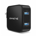 Mitme pordiga USA laadija laadimisadapter USB toiteadapter mobiiltelefoni laadija Black 2 Ports