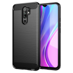 Whyesi pehme silikoon&uuml;mbris Xiaomi Redmi 9 s&uuml;sinikkiust p&otilde;rutuskindel TPU kate Xiaomi Redmi Note 9 tavalisele &uuml;mbrisele Redmi 9 must